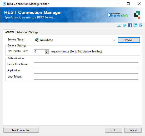 Quickbase Connection Manager